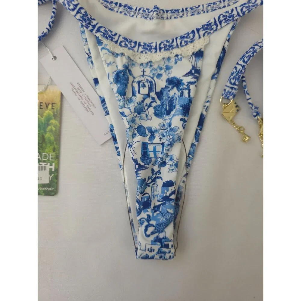 NWT BYDEE Malaga Bikini Bottom in Alythia Size S (4) - Picture 6 of 12